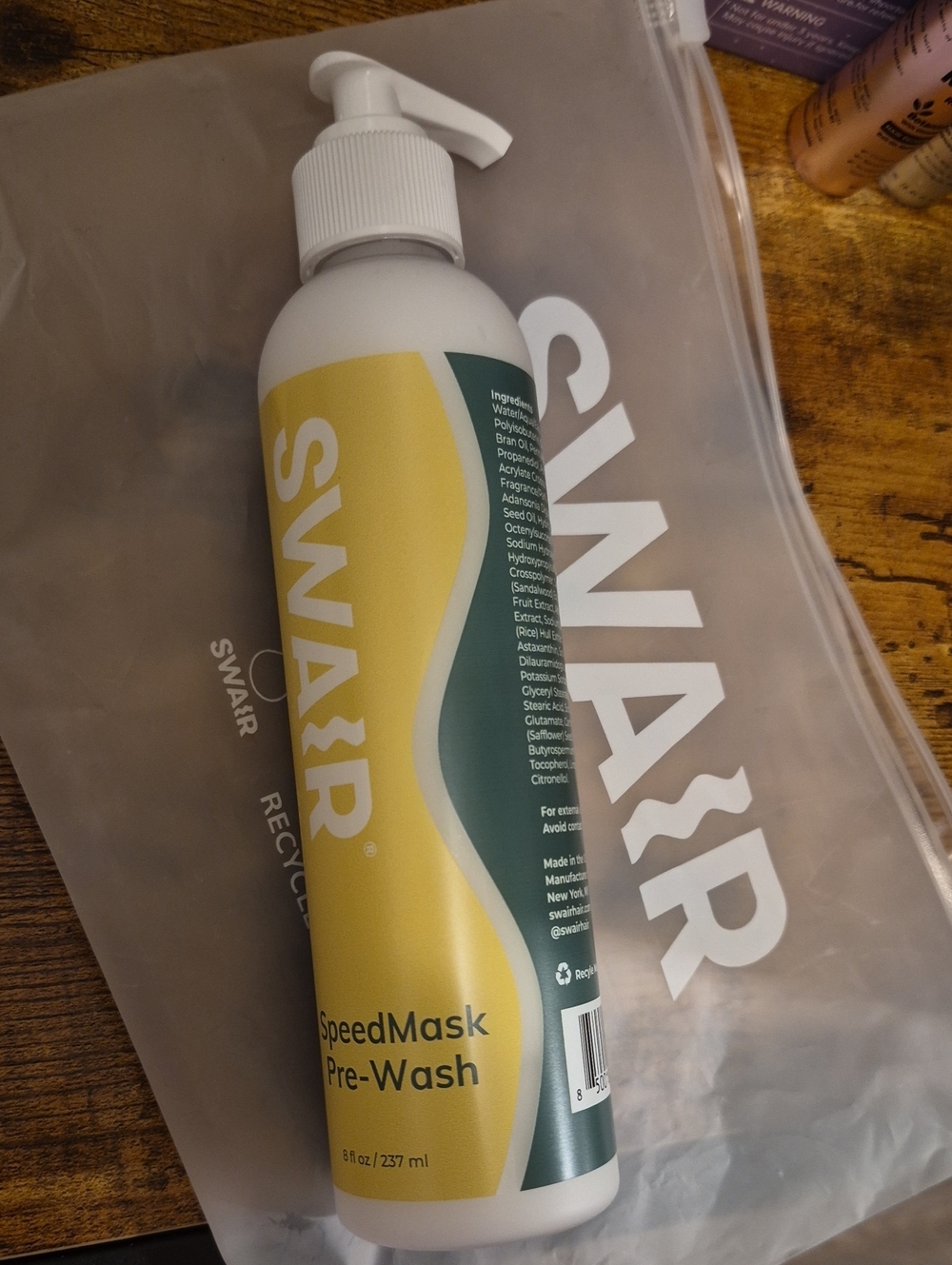 SpeedMask Pre-Wash For Hair Nwt